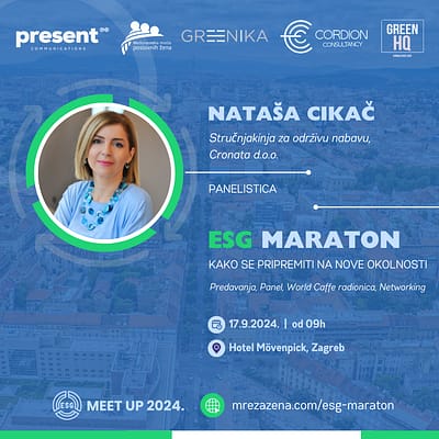 Nataša Cikač ESG Maraton